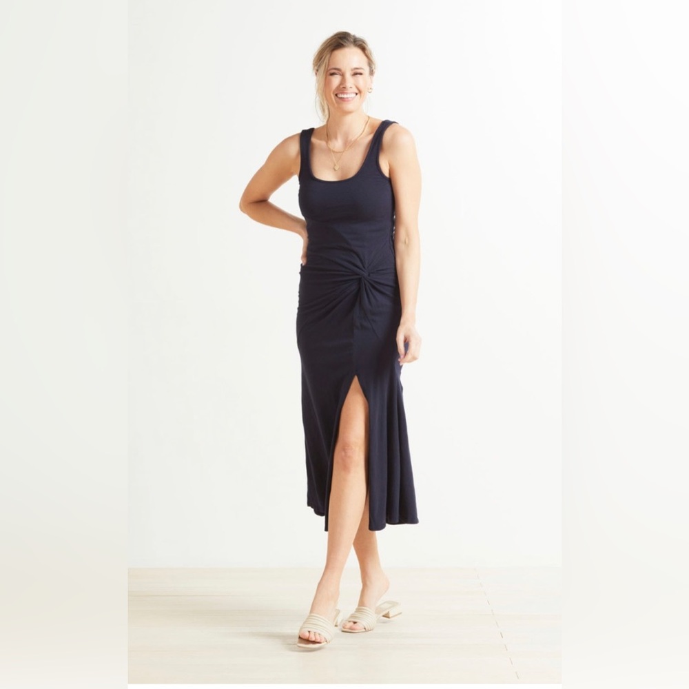 Sundry Twist Front Sleeveless Dress